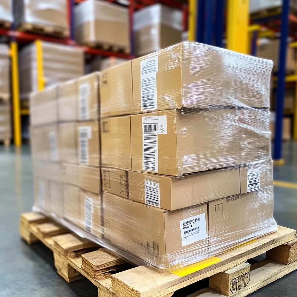warehouse-pallet-shipment-stockcake